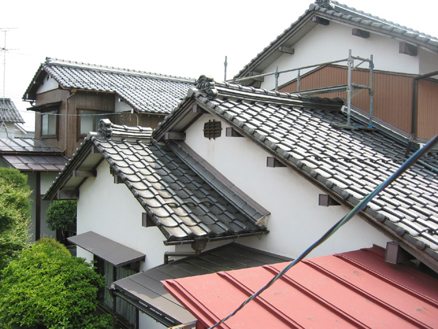 写真：屋根のリフォームBEFORE